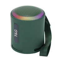 T&G TG373 Outdoor Tragbarer LED-Licht RGB Mehrfarbiger kabelloser Bluetooth-Lautsprecher-Subwoofer
