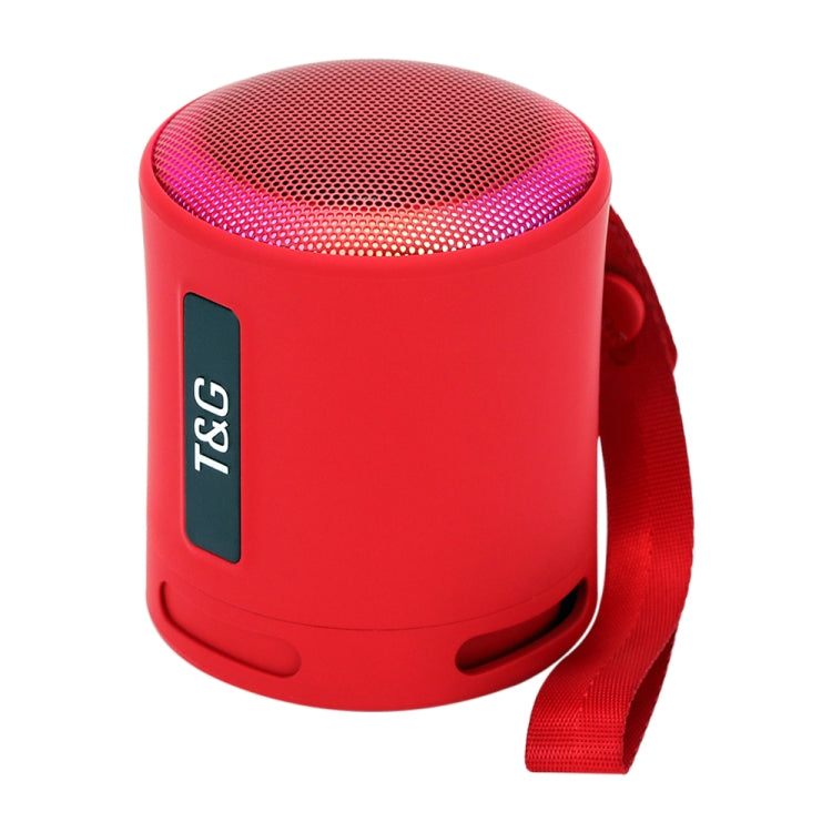 T&G TG373 Outdoor Tragbarer LED-Licht RGB Mehrfarbiger kabelloser Bluetooth-Lautsprecher-Subwoofer