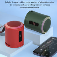 T&G TG373 Outdoor Tragbarer LED-Licht RGB Mehrfarbiger kabelloser Bluetooth-Lautsprecher-Subwoofer