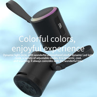 T&G TG373 Outdoor Tragbarer LED-Licht RGB Mehrfarbiger kabelloser Bluetooth-Lautsprecher-Subwoofer