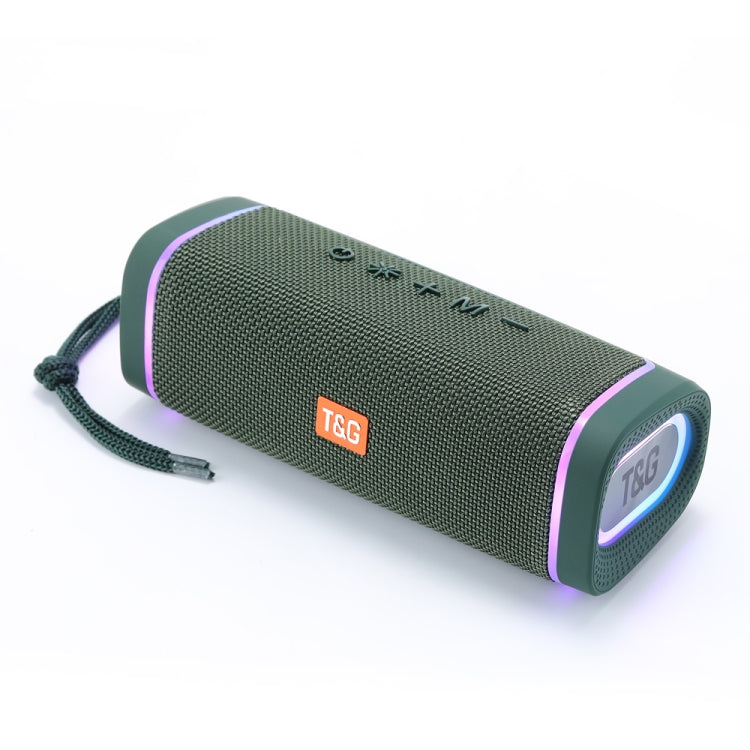 T&G TG375 Outdoor Tragbarer LED-Licht-RGB-Wireless-Bluetooth-Lautsprecher-Subwoofer, TG375
