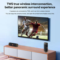 T&G TG375 Outdoor Tragbarer LED-Licht-RGB-Wireless-Bluetooth-Lautsprecher-Subwoofer, TG375