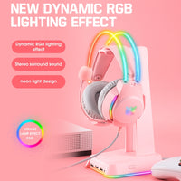 X26 USB+3,5-mm-RGB-Gaming-Headset mit Kabel, X26