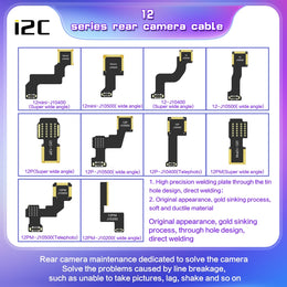 i2C-Telekamerakabel zur Rückseite, For iPhone XS / XS Max J4000, For iPhone 11 Pro / 11 Pro Max J7300, For iPhone 12 Pro J10400, For iPhone 12 Pro Max J10500