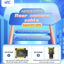i2C-Telekamerakabel zur Rückseite, For iPhone XS / XS Max J4000, For iPhone 11 Pro / 11 Pro Max J7300, For iPhone 12 Pro J10400, For iPhone 12 Pro Max J10500