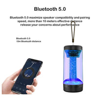 Z15 Tragbarer kabelloser Bluetooth-Außenlautsprecher mit RGB-Atmosphärenlicht, Z15