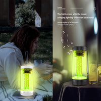 Z15 Tragbarer kabelloser Bluetooth-Außenlautsprecher mit RGB-Atmosphärenlicht, Z15