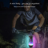 Z15 Tragbarer kabelloser Bluetooth-Außenlautsprecher mit RGB-Atmosphärenlicht, Z15
