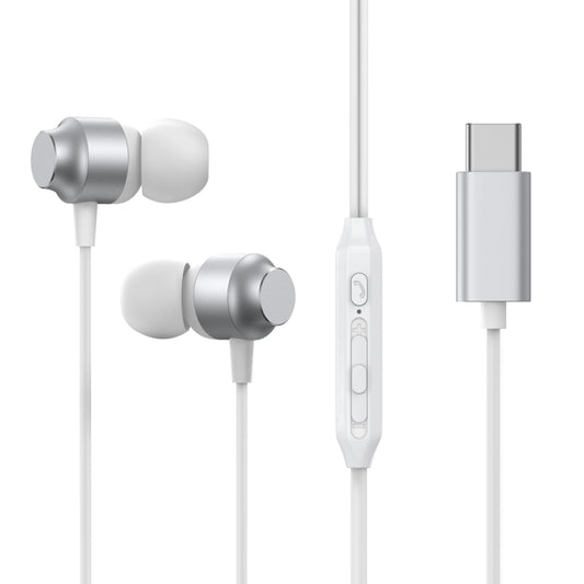 JOYROOM JR-EC06 Kabelgebundener In-Ear-Kopfhörer Typ C aus Metall, Länge: 1,2 m, JR-EC06