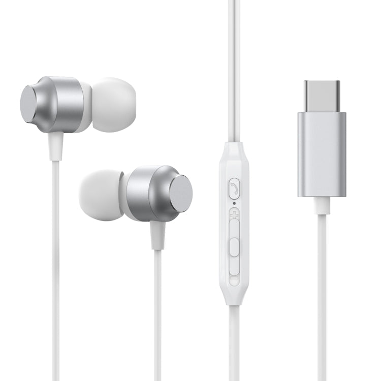 JOYROOM JR-EC06 Kabelgebundener In-Ear-Kopfhörer Typ C aus Metall, Länge: 1,2 m, JR-EC06