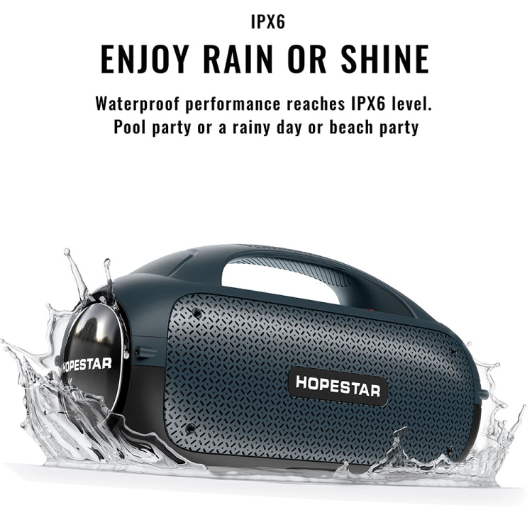 HOPESTAR A50 80W IPX6 Wasserdichter tragbarer Bluetooth-Lautsprecher Outdoor-Subwoofer