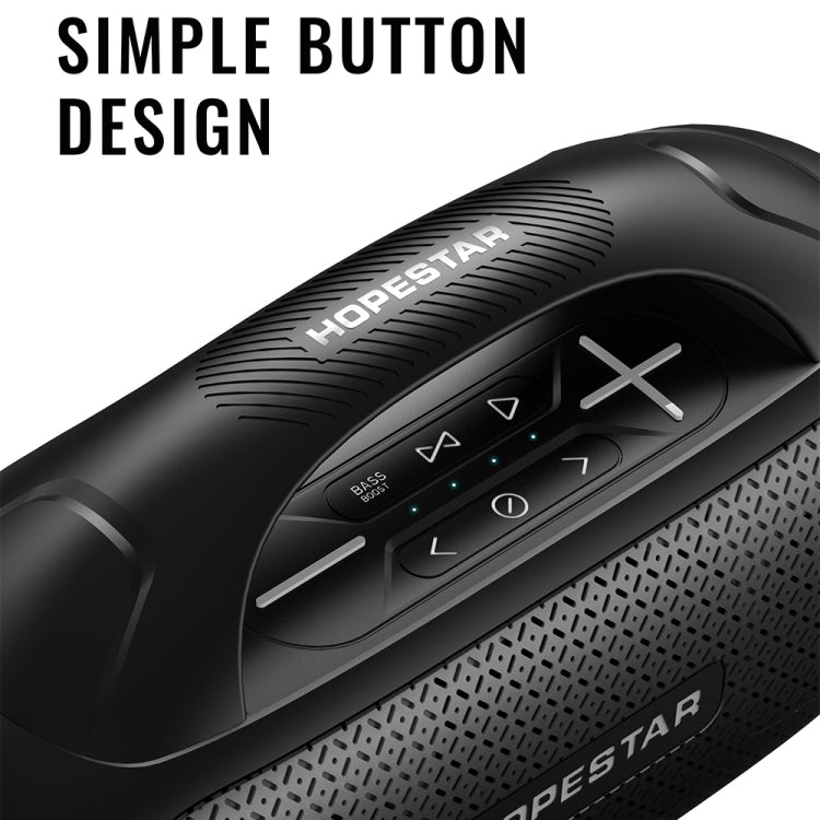 HOPESTAR A50 80W IPX6 Wasserdichter tragbarer Bluetooth-Lautsprecher Outdoor-Subwoofer