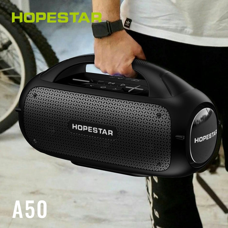 HOPESTAR A50 80W IPX6 Wasserdichter tragbarer Bluetooth-Lautsprecher Outdoor-Subwoofer