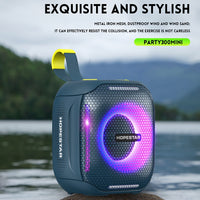HOPESTAR Party 300mini IPX5 Wasserdichter tragbarer Bluetooth-Lautsprecher 360-Grad-Stereo-Außenlautsprecher