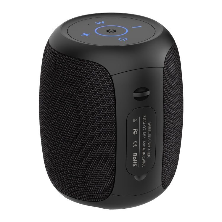Zealot S53 IPX6 Wasserdichter tragbarer bunter kabelloser Bluetooth-Lautsprecher, S53