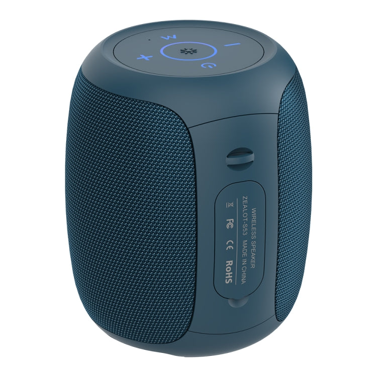 Zealot S53 IPX6 Wasserdichter tragbarer bunter kabelloser Bluetooth-Lautsprecher, S53