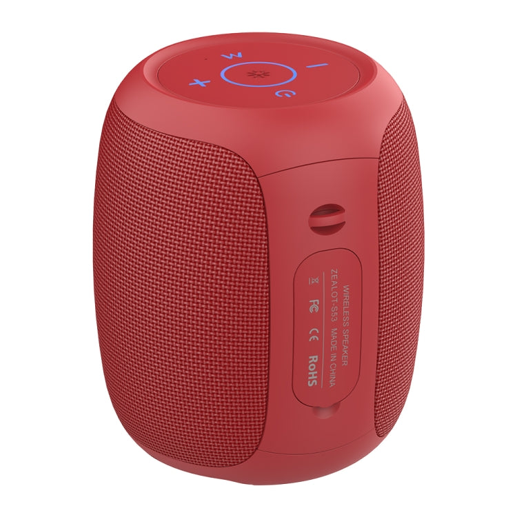 Zealot S53 IPX6 Wasserdichter tragbarer bunter kabelloser Bluetooth-Lautsprecher, S53