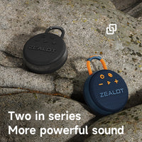 Zealot S77 IPX7 Wasserdichter tragbarer kabelloser Bluetooth-Lautsprecher, S77