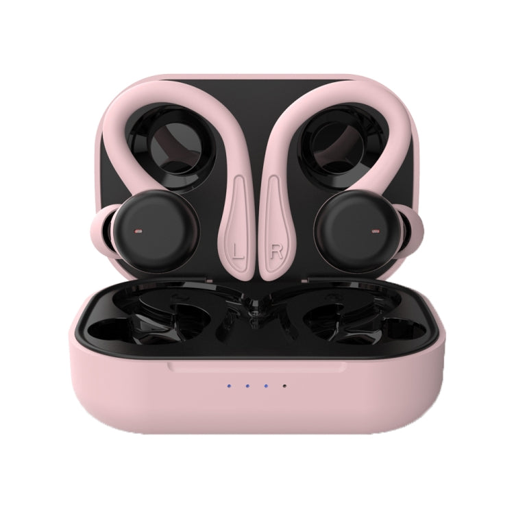 T&G T40 TWS IPX6 Wasserdichte kabellose Bluetooth-Kopfhörer mit hängendem Ohr und Ladebox