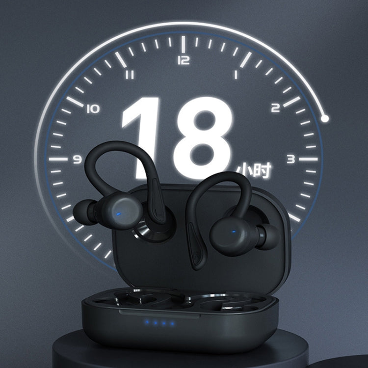 T&G T40 TWS IPX6 Wasserdichte kabellose Bluetooth-Kopfhörer mit hängendem Ohr und Ladebox