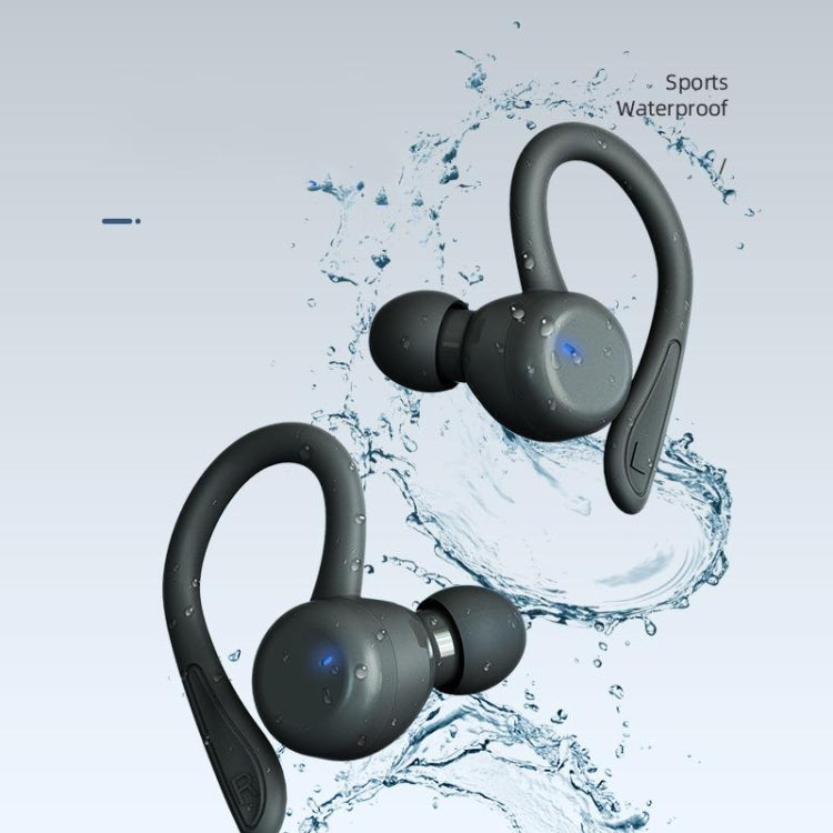 T&G T40 TWS IPX6 Wasserdichte kabellose Bluetooth-Kopfhörer mit hängendem Ohr und Ladebox
