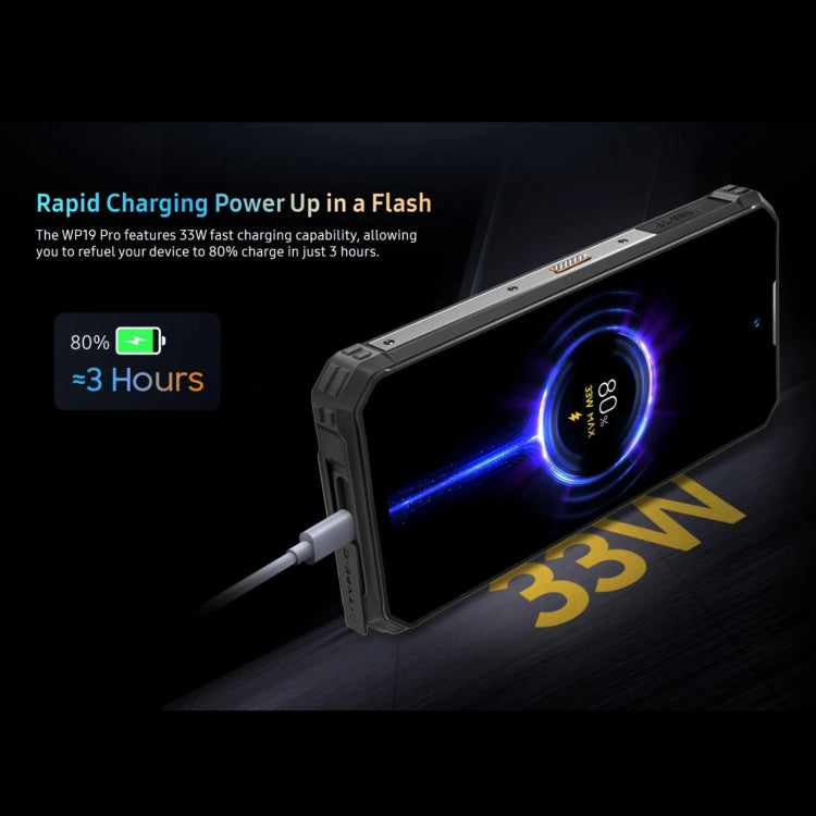 Oukitel WP19 Pro, 6,8 Zoll MediaTek Helio G99 Octa-Core, NFC, Netzwerk: 4G, WP19 Pro 8GB+256GB