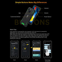 Oukitel WP32, IP68/IP69K, 5,93 Zoll Android 13 Unisoc Tiger T606 Octa-core, NFC, OTG, Netzwerk: 4G, 4GB+128GB