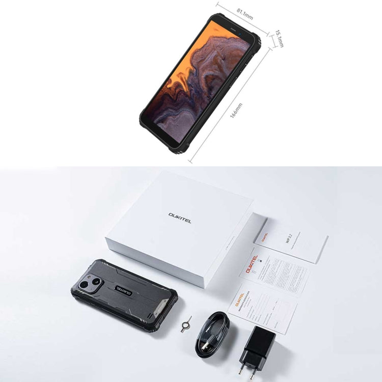 Oukitel WP32, IP68/IP69K, 5,93 Zoll Android 13 Unisoc Tiger T606 Octa-core, NFC, OTG, Netzwerk: 4G, 4GB+128GB