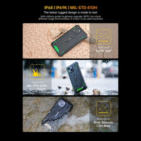 Oukitel WP32, IP68/IP69K, 5,93 Zoll Android 13 Unisoc Tiger T606 Octa-core, NFC, OTG, Netzwerk: 4G, 4GB+128GB