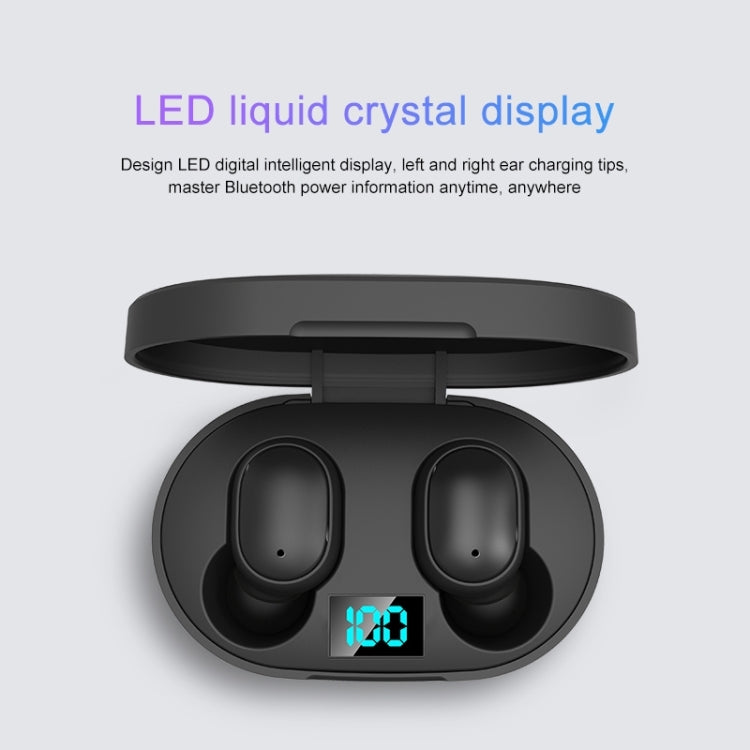 E6S LED-Anzeige TWS Kabelloser Bluetooth-Kopfhörer, E6S (White), E6S (Pink), E6S (Blue), E6S (Green)