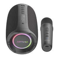 Zealot S61M RGB Rhythmisches Licht – Kabelloser Karaoke-Lautsprecher, Single Mic, Dual Mic