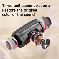 Zealot S61M RGB Rhythmisches Licht – Kabelloser Karaoke-Lautsprecher, Single Mic, Dual Mic