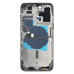 Für iPhone 14 Pro Max Akku-Rückabdeckung mit Strom- + Lautstärke-Flexkabel + kabellosem Lademodul, China Version, CE EU Version, US Version