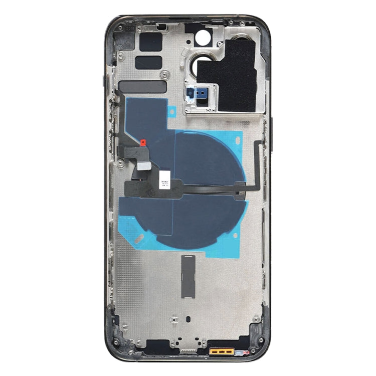 Für iPhone 14 Pro Max Akku-Rückabdeckung mit Strom- + Lautstärke-Flexkabel + kabellosem Lademodul, China Version, CE EU Version, US Version