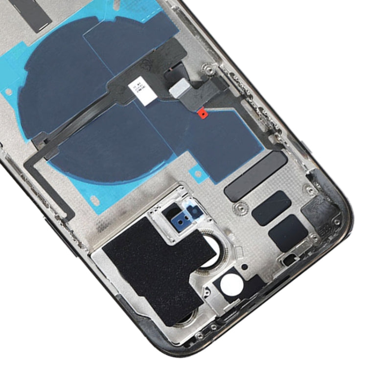 Für iPhone 14 Pro Max Akku-Rückabdeckung mit Strom- + Lautstärke-Flexkabel + kabellosem Lademodul, China Version, CE EU Version, US Version