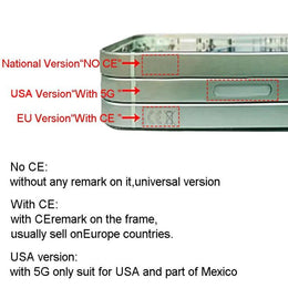 Für iPhone 14 Pro Max Akku-Rückabdeckung mit Strom- + Lautstärke-Flexkabel + kabellosem Lademodul, China Version, CE EU Version, US Version