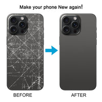 Für iPhone 14 Pro Max Akku-Rückabdeckung mit Strom- + Lautstärke-Flexkabel + kabellosem Lademodul, China Version, CE EU Version, US Version