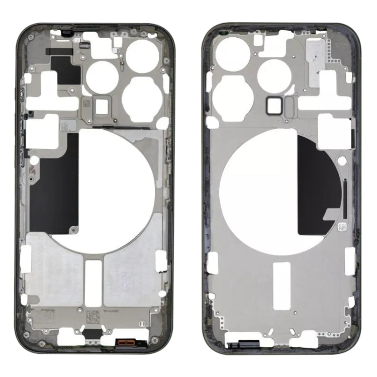 Mittelrahmen-Blendenplatte für iPhone 15 Pro von ClickInternet Wien mit Seitentasten und Kartenfach