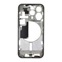 Für iPhone 15 Pro Mittelrahmen-Blendenplatte mit Seitentasten + Kartenfach, China Version, US Version, CE EU Version