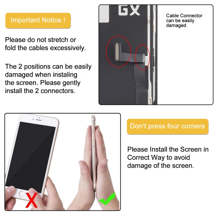 GX OLED-LCD-Bildschirm mit vollständiger Digitizer-Baugruppe, For iPhone 13 Pro Hard, For iPhone 14 Hard, For iPhone 14 Plus Soft, For iPhone 14 Pro Hard