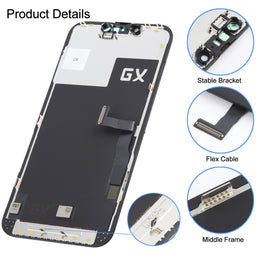 GX OLED-LCD-Bildschirm mit vollständiger Digitizer-Baugruppe, For iPhone 13 Pro Hard, For iPhone 14 Hard, For iPhone 14 Plus Soft, For iPhone 14 Pro Hard