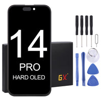 GX OLED-LCD-Bildschirm mit vollständiger Digitizer-Baugruppe, For iPhone 13 Pro Hard, For iPhone 14 Hard, For iPhone 14 Plus Soft, For iPhone 14 Pro Hard