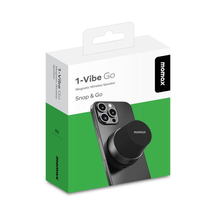 Momax 1-Vibe Go Magnetischer kabelloser Lautsprecher