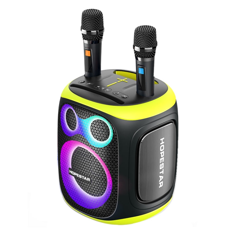 HOPESTAR PARTY130 Bluetooth-Lautsprecher mit langer Lebensdauer und Dual-Mikrofon für den Außenbereich