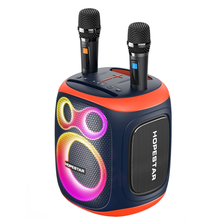 HOPESTAR PARTY130 Bluetooth-Lautsprecher mit langer Lebensdauer und Dual-Mikrofon für den Außenbereich