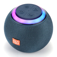 T&G TG683 Tragbarer Mini-Bluetooth-Außenlautsprecher mit LED-Atmosphärenlicht, TG683