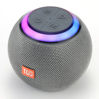 T&G TG683 Tragbarer Mini-Bluetooth-Außenlautsprecher mit LED-Atmosphärenlicht, TG683