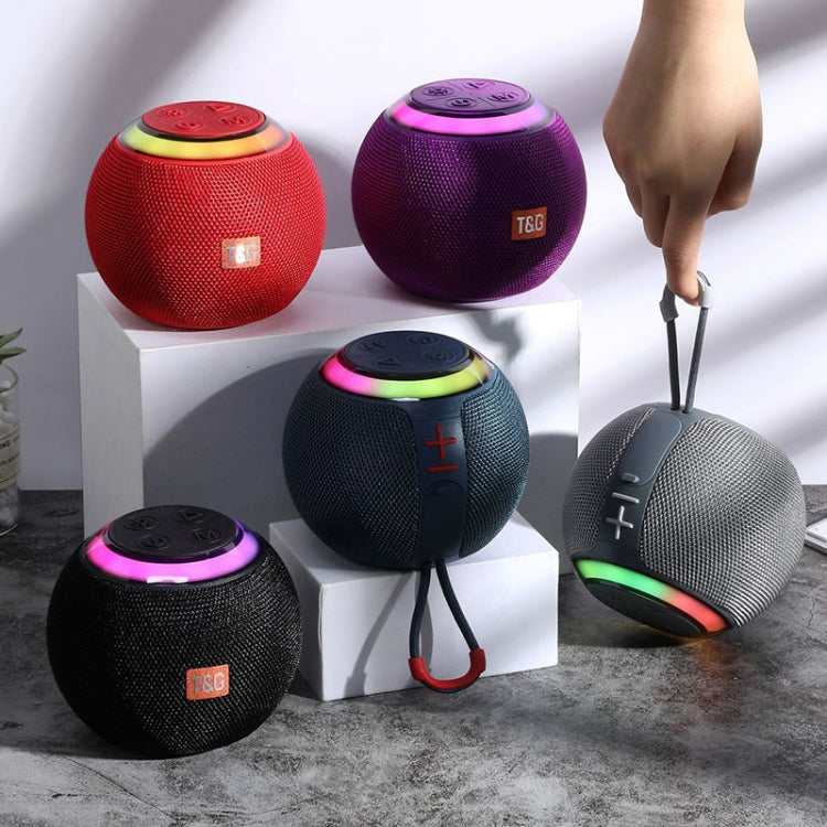 T&G TG683 Tragbarer Mini-Bluetooth-Außenlautsprecher mit LED-Atmosphärenlicht, TG683