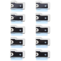 10 Stück Taschenlampenhalterung, For iPhone 16 Pro / 16 Pro Max, For iPhone 16 Plus / 16