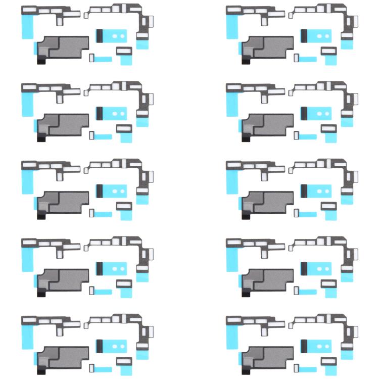 10 Sätze Mainboard-Kühlkörperaufkleber + FPC-Schaumstoffpads, For iPhone 16 Pro Max, For iPhone 16 Pro, For iPhone 16 Plus, For iPhone 16